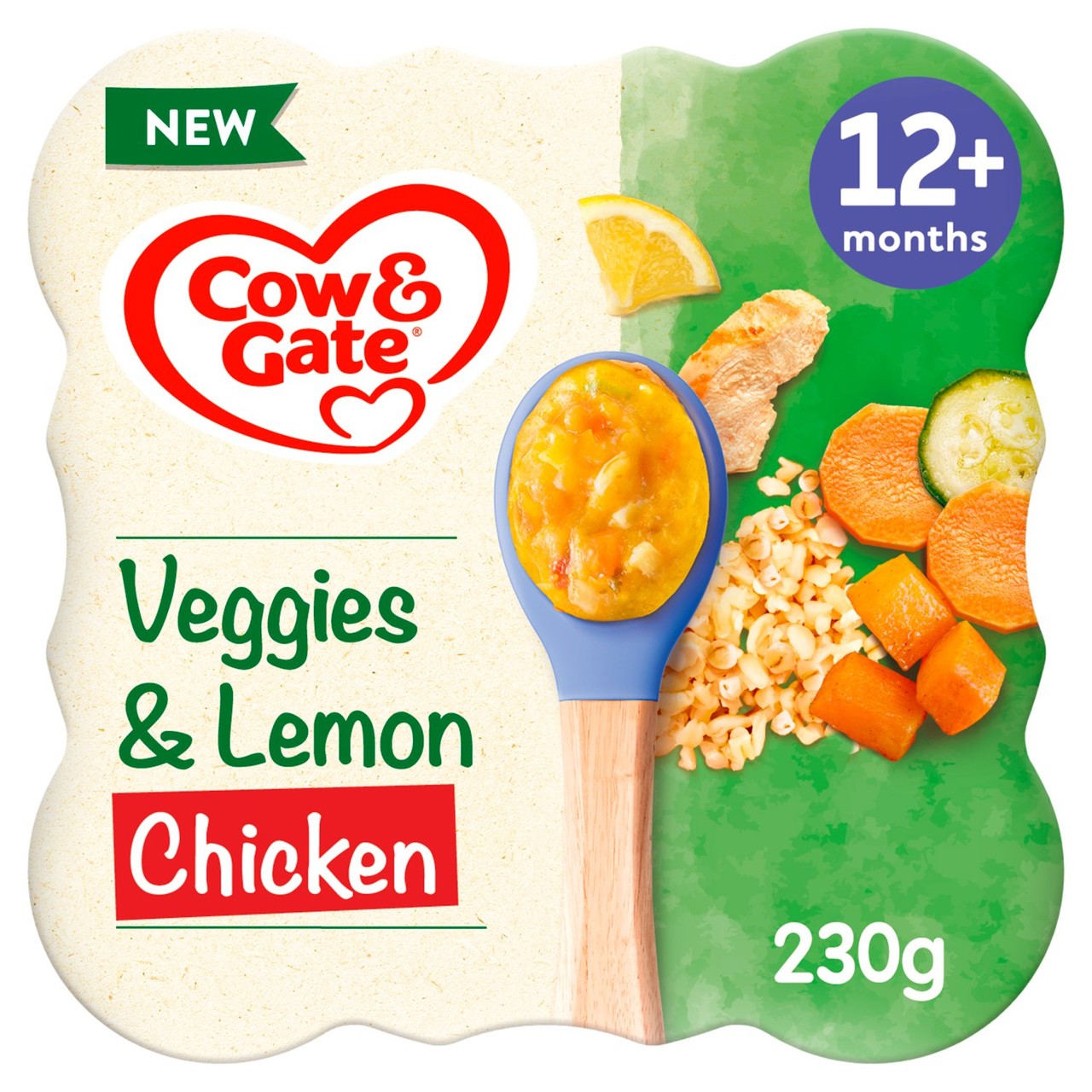 Cow & Gate Lemon Chicken & Vegetables Baby Food Meal 12+ Months 230g