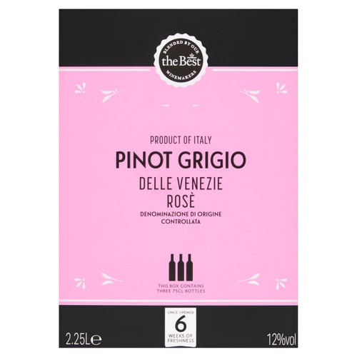 Morrisons pinot grigio rose delle venezie