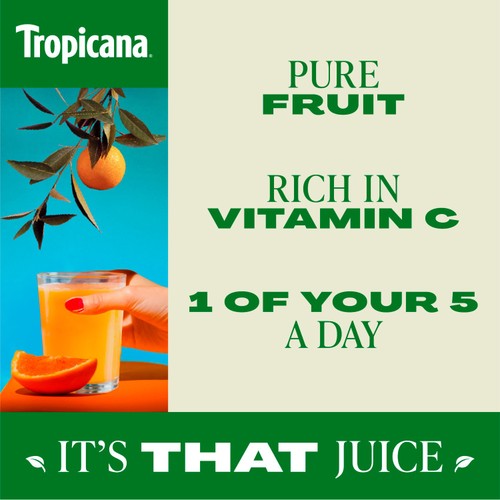 Tropicana Original Orange Fruit Juice With Juicy Bits 900ml