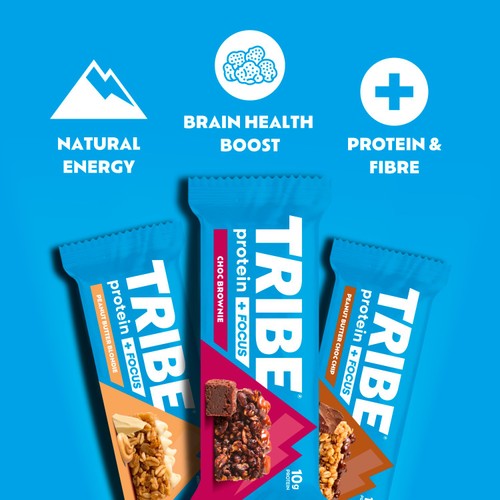 Tribe Protein Focus Peanut Butter Choc Chip Bar 60g