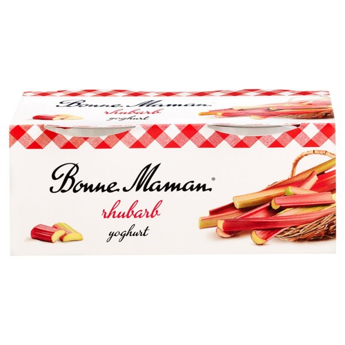 Bonne Maman Yoghurt Rhubarb 2 x 115g