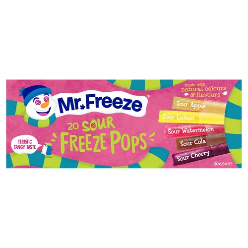 Mr Freeze Sour Freezepops