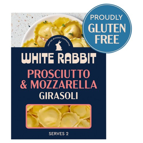 White Rabbit Gluten Free Prosciutto & Mozzarella Girasoli Pasta