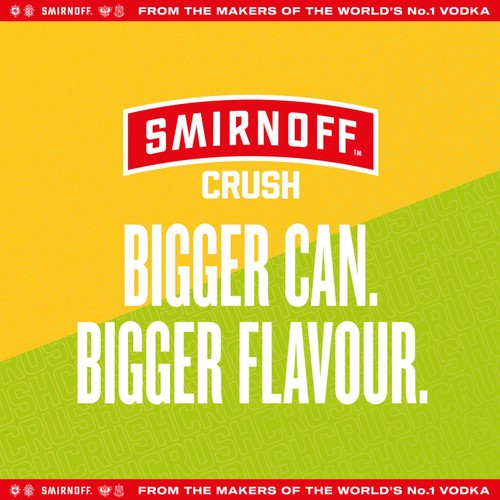 Smirnoff Crush Lemon & Lime 440ml
