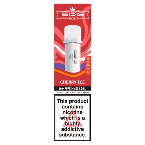Ske Crystal 600 Pro Pods Cherry Ice