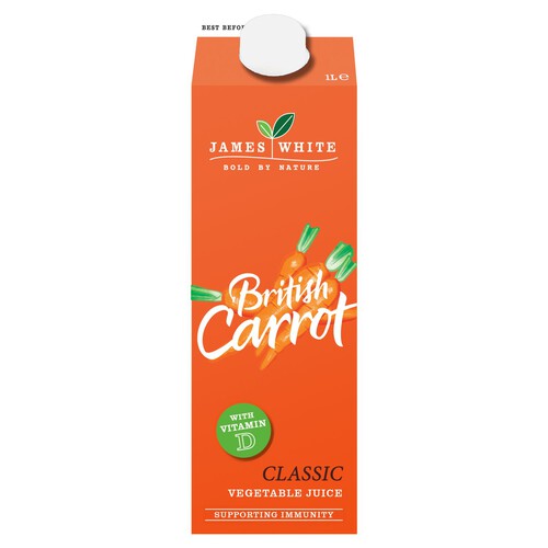 James White British Carrot Classic Vegetable Juice 