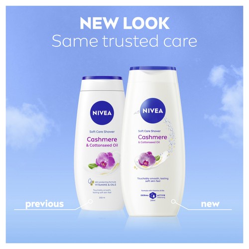NIVEA Cashmere & Cotton Seed Oil Shower Gel 