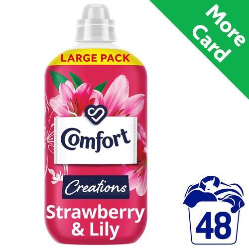 Comfort Creations Fabric Conditioner Strawberry & Lily 48 Washes