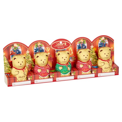 Lindt Milk Chocolate Teddy Bears 5x10g