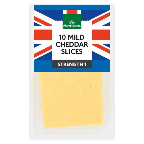 Morrisons 10 Mild Cheddar Slices 250g