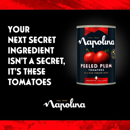 Napolina Peeled Plum Tomatoes in a Rich Tomato Juice  (400g)