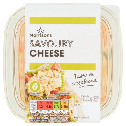 Morrisons Cheese Savoury Sandwich Filler