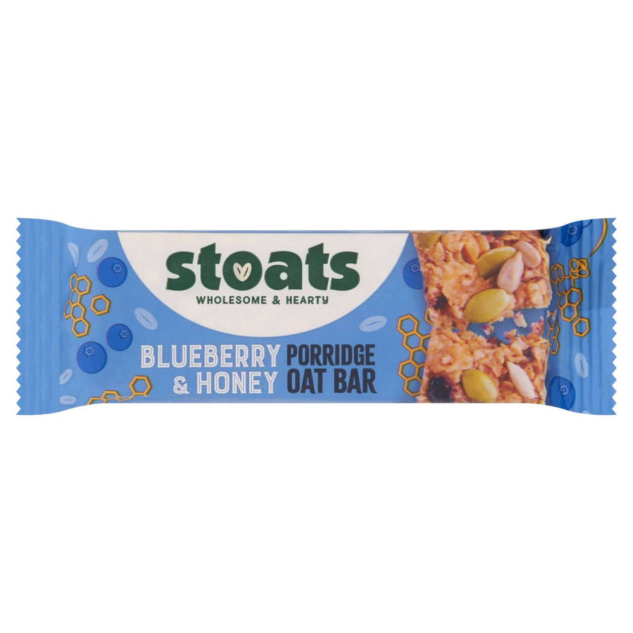 Stoats Blueberry And Honey Porridge Oat Bar 42g