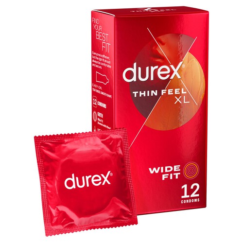 Durex Thin Feel XL Wide Condoms