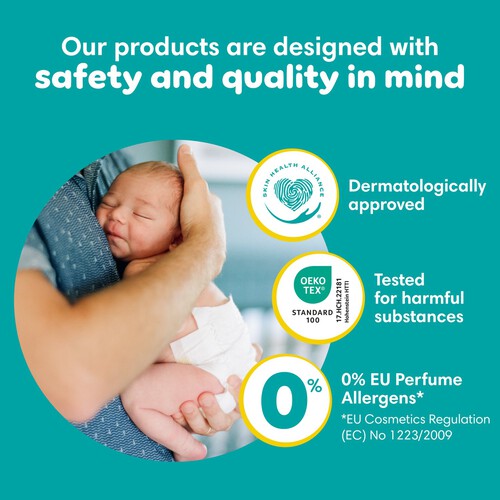 Pampers Baby-Dry Size 7, 30 Nappies, 15kg+, Essential Pack