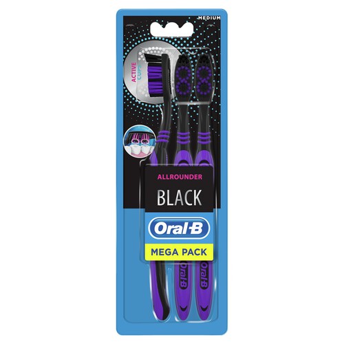 Oral-B Allrounder Clean Black Toothbrushes