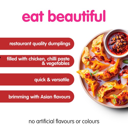 itsu 12 spicy chicken gyoza dinner dumplings 240g