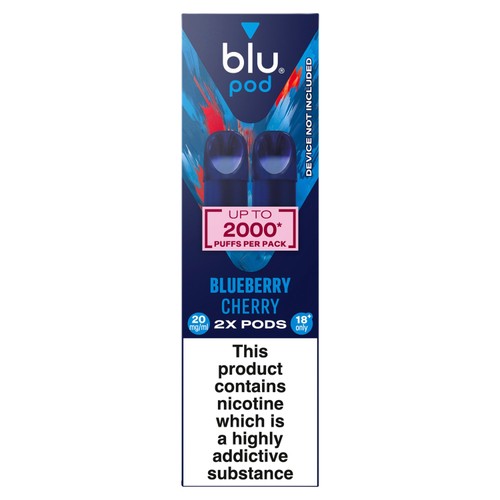Blu Pod Blueberry Cherry 20mg/ml 2x2ml