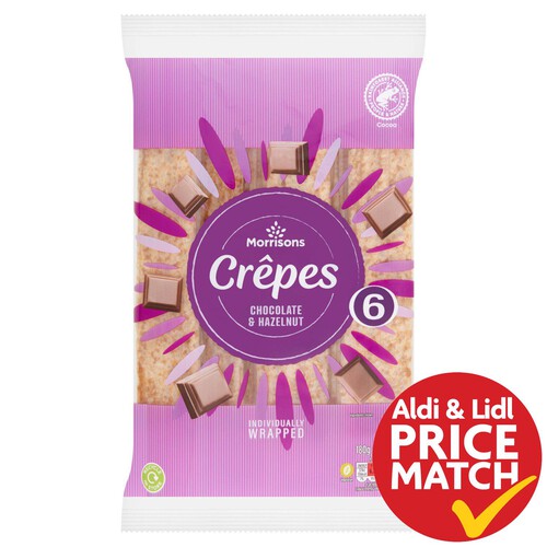 Morrisons Chocolate & Hazelnut Crepes