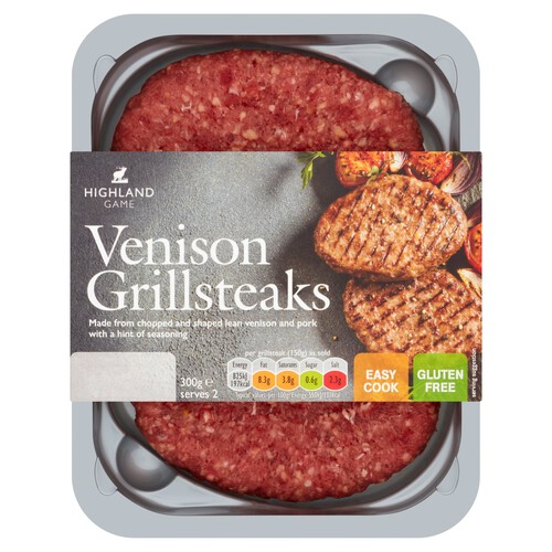 Highland Game Venison Grill Steaks 2 Pack 