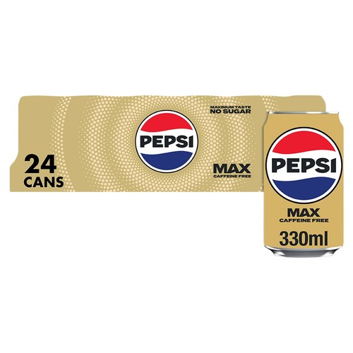 Pepsi Max No Caffeine 24x330ml