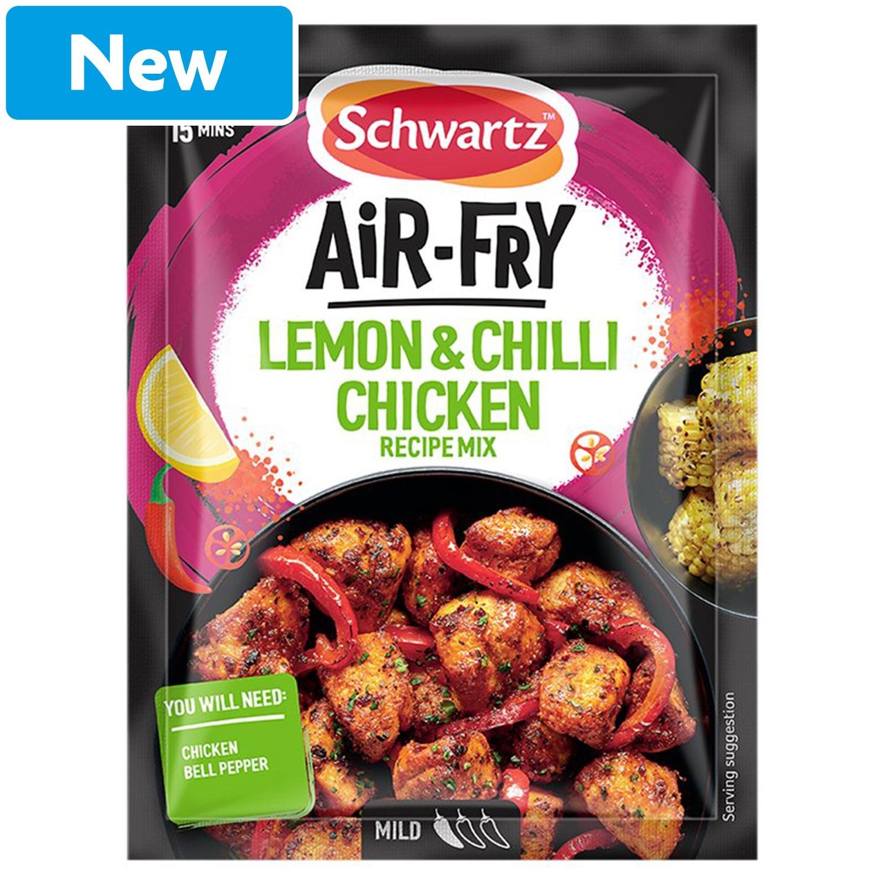 Schwartz Air Fry Lemon And Chilli Chicken Recipe Mix