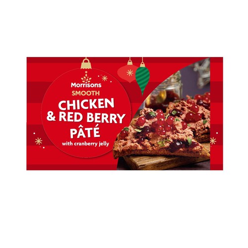 Morrisons Smooth Chicken & Red Berry Pate With Cranberry Jelly 