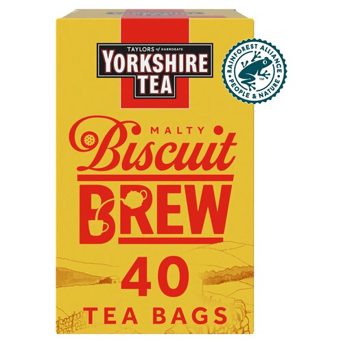 Yorkshire Tea Biscuit Brew 40 Tea Bags