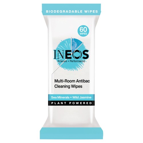 Ineos Anti-Bacterial Multi Room Wipes Sea Minerals & Wild Jasmine 