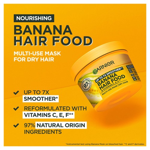  Garnier Ultimate Blends Hair Food Banana 3 In 1 Dry Hair Mask