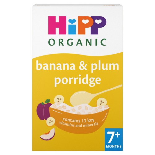 Hipp Organic Banana And Plum Porridge