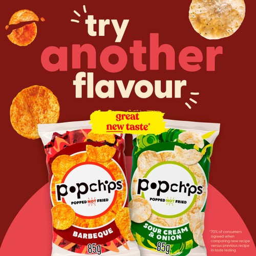 Popchips Barbeque Sharing Crisps
