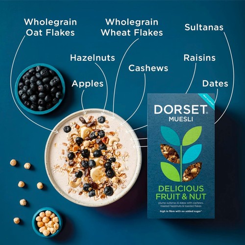 Dorset Fruit & Nut Muesli Breakfast Cereal 500g