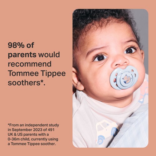 Tommee Tippee Fun Style Orthodontic Soothers 18-36M