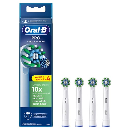 Oral-B Cross Action Replacement Electric Toothbrush Heads