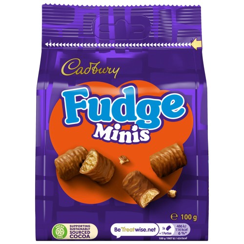 Cadbury fudge minis