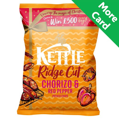 Kettle Chorizo & Red Pepper Ridge Cut Sharing Crisps