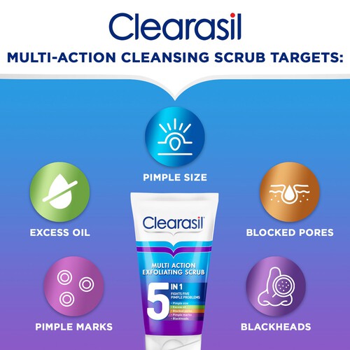 Clearasil Multi Action 5in1 Exfoliating Scrub 