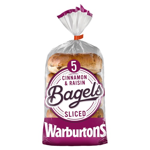 Warburtons Cinnamon & Raisin Bagels