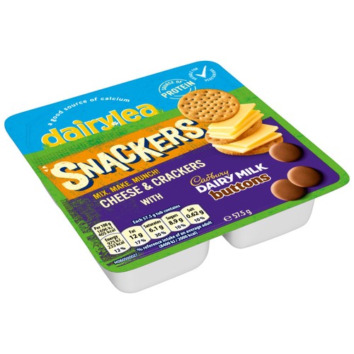 Dairylea Snackers Cheese & Crackers with Buttons   57.5g