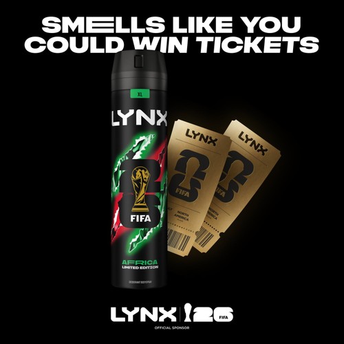 Lynx Africa Body Spray Deodorant 250ml