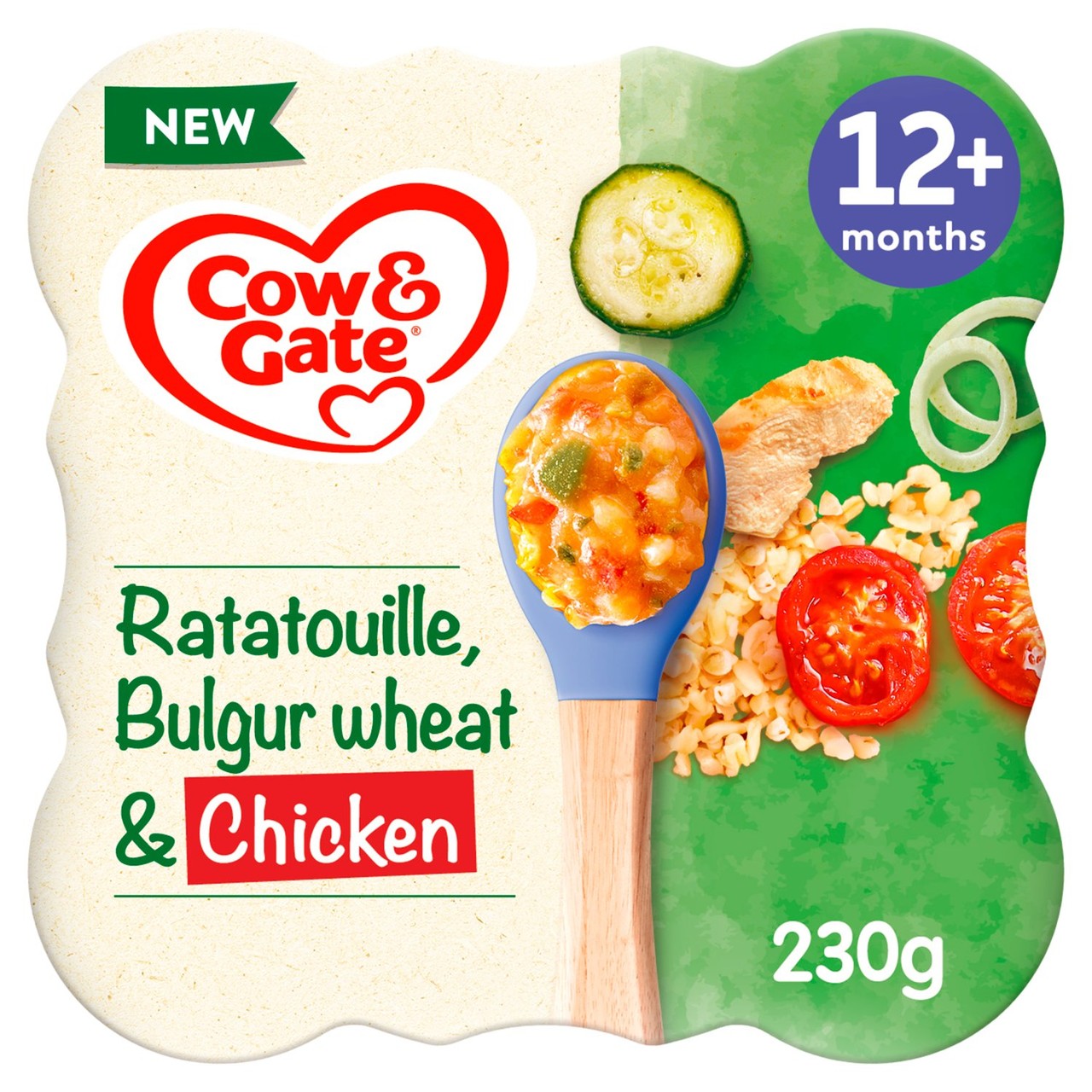 Cow & Gate Ratatouille Bulgur Wheat & Chicken Baby Food Meal 230g