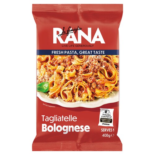 La Famiglia Rana Classic Italian Recipe Kit Tagliatelle Bolognese 