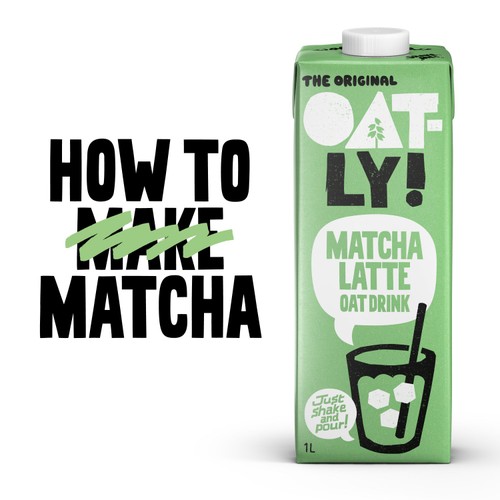 Oatly Matcha Latte Oat Drink 1L