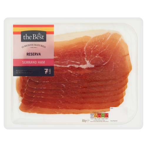 Morrisons The Best 16 Month Aged Serrano Ham   80g