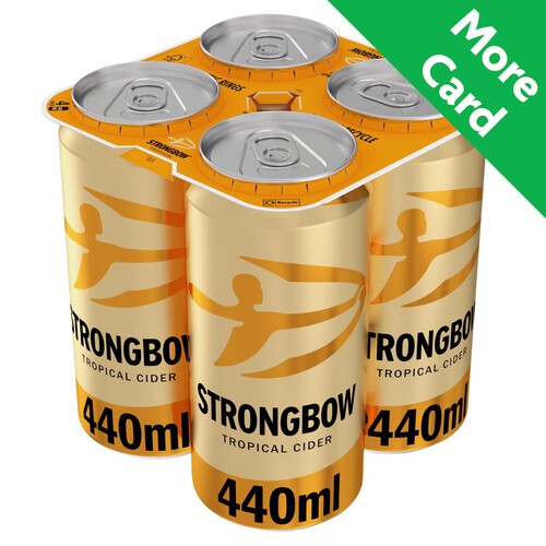 Strongbow Tropical Cider Cans 