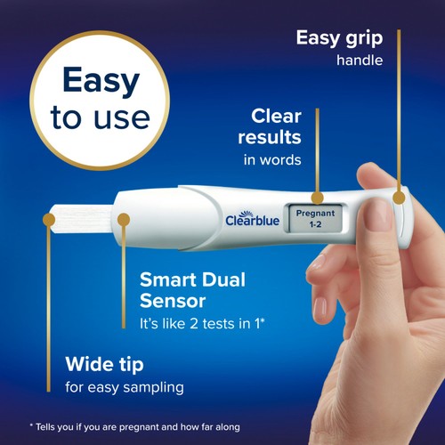 Clearblue Digital Pregnancy Test with Weeks Indicator, 1 Test