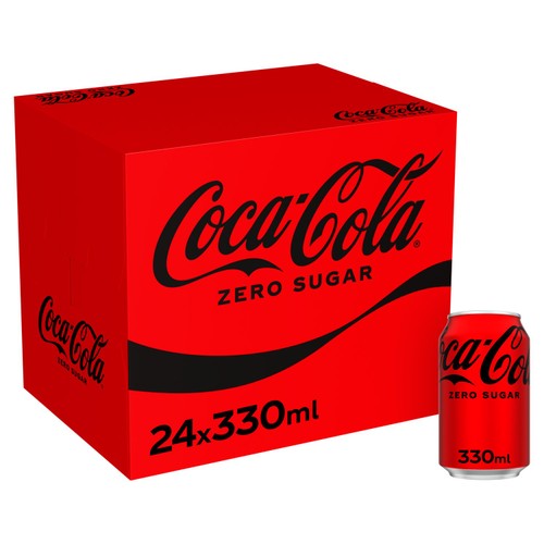 Coca-Cola Zero Sugar Cans   24 x 330ml