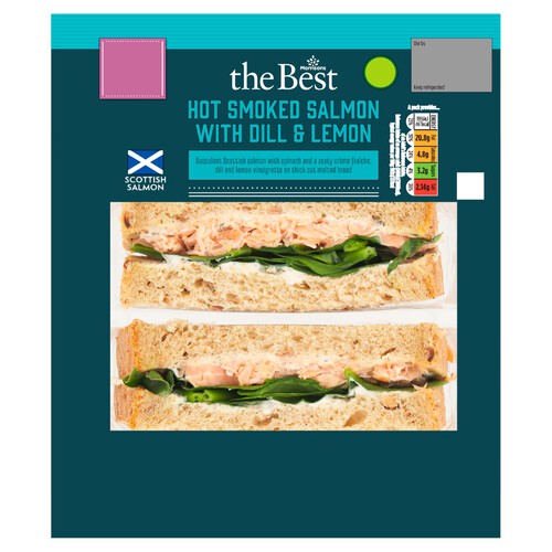 Morrisons The Best Hot Smoked Salmon Sandwich