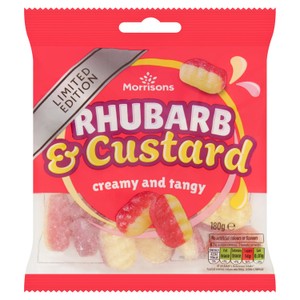 Morrisons Rhubarb & Custard Sweets